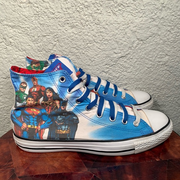justice league converse shoes
